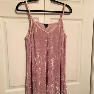 Rue 21 pink crushed velvet tunic top - Medium